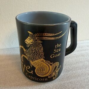 Vintage Federal Glass Co. Zodiac “Capricorn” Coffee Mug